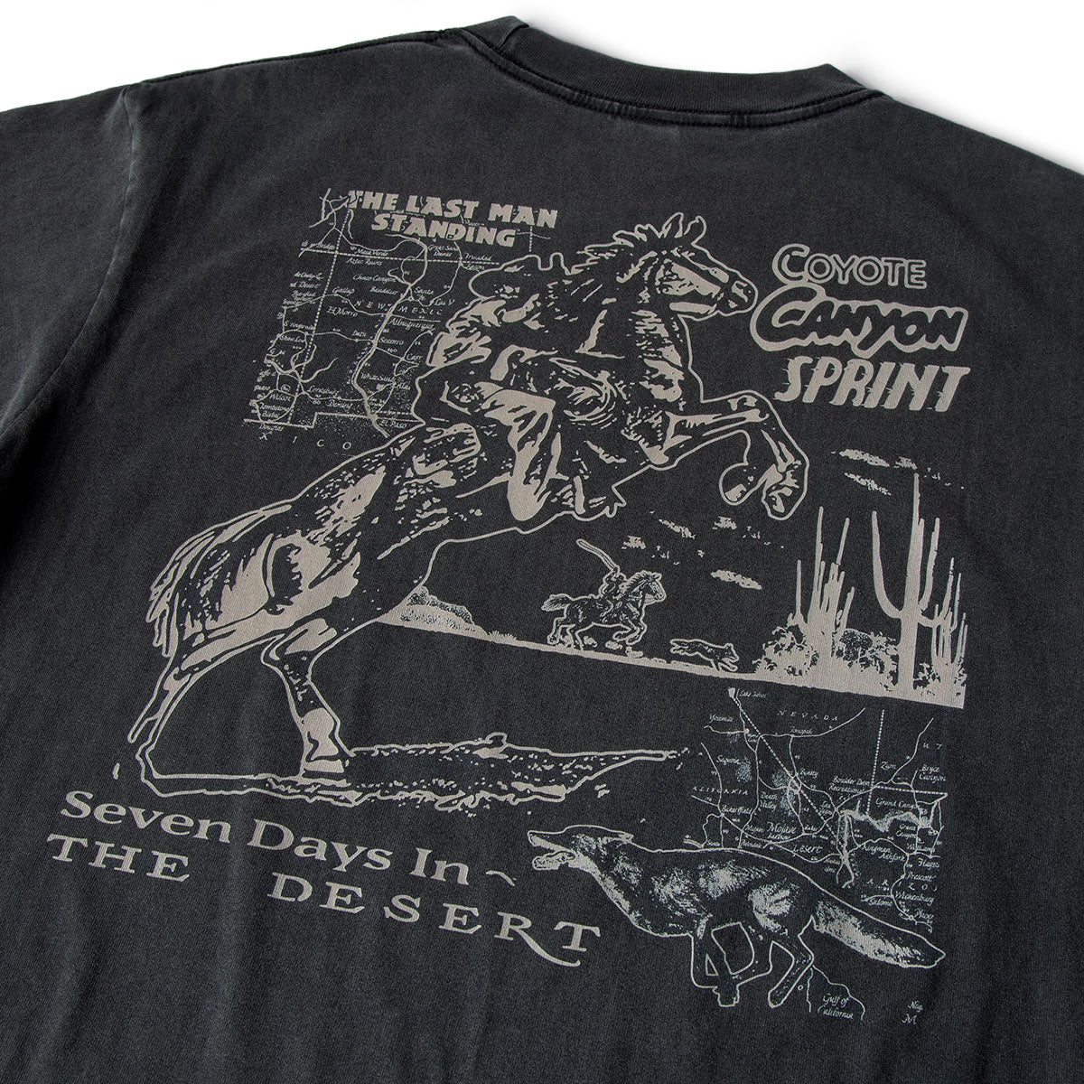 CCS Bootleg Coyote Canyon Sprint T-Shirt - Vintage Black - Image 4