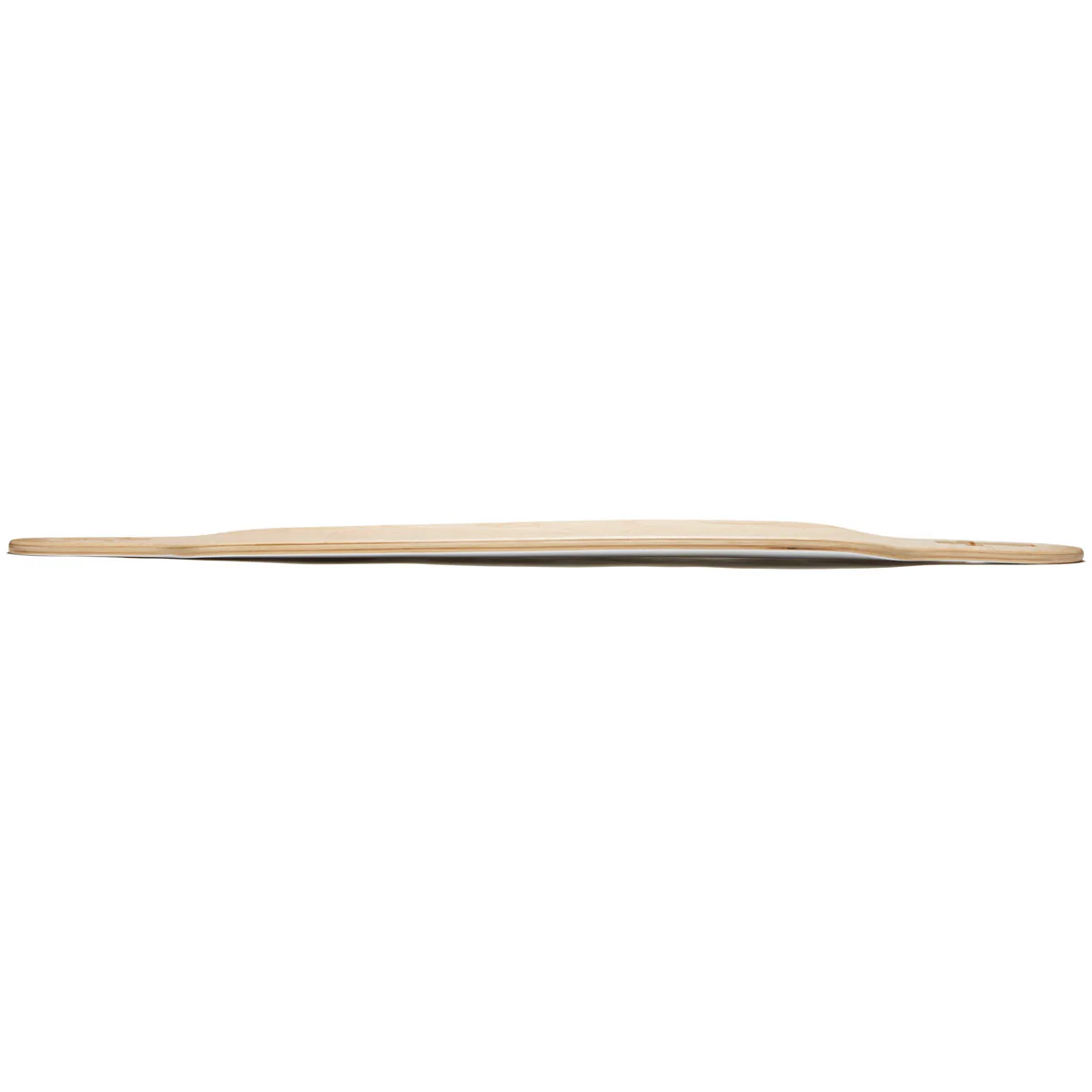 Daddies Logo Drop-Thru Longboard Complete - White - Image 3